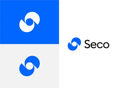 Seco blue brand design brand identity branding design engineering icon identity lettermark logo logo design marque minimal s wind