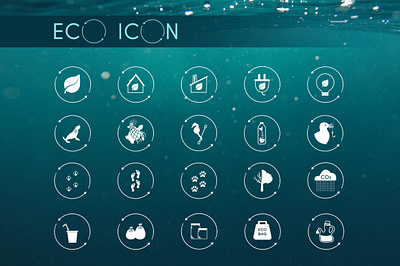 ECO icon design android app app icon design icon icon design icon set iconography icons ios app design iphone app design isometric design prototype ui ui ux design vector