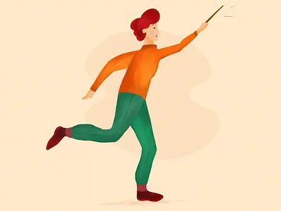 Potterhead branding character design flat illustration mascot minimal minimalist vector