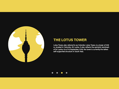 Lotus Tower design night sri lanka