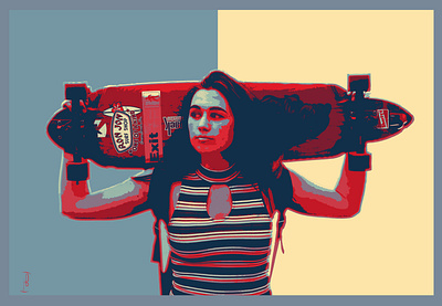 Skate design illustration