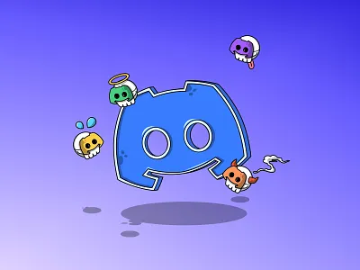 Get Early Access access bones crypto design discord early gradient illustration nft skeletons