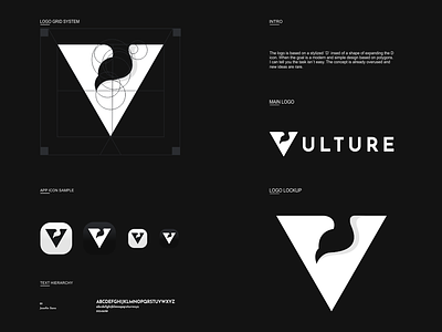 Vulture logo concept brand branding design graphic illustration logo typography ui ux vector