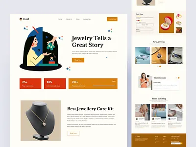 Jewelry Ecommerce Design design designer figma expert jewelry ecommerce design ui ui designer ui experience uiux uiux designer user experience user interface web design web e commerce web experience web expert