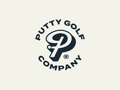 Putt Golf Brand - Concept 01 badge design branding golf golf brand golf logo lettering logo designer logomark logos typography
