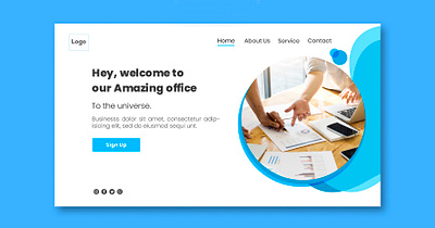 Modern Business Web branding design web website website builder website concept website design