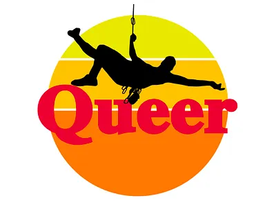 Queer Climber Sticker climbing die cut fabulous gay illustration jawn philly queer rock climbing sticker wawa