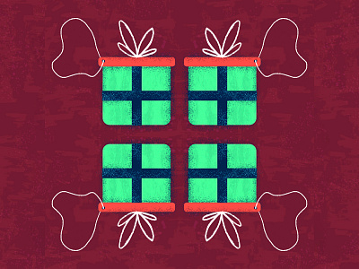 Gift | 16 advent calendar artist christmas color cute art design flat flatillustration illustration illustrator photoshop