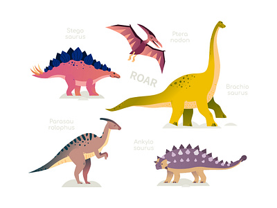 Dino Collection~ 🦕🦖 by catalyst on Dribbble