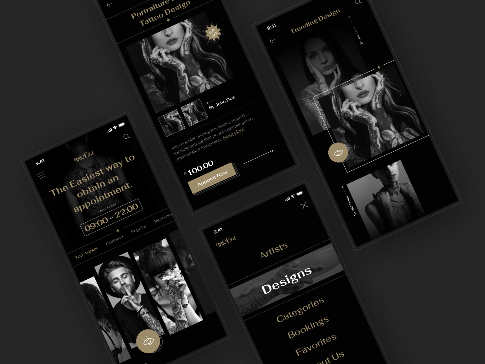Tattoo Studio designs themes templates and downloadable graphic elements  on Dribbble