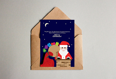 2019 Christmas Card Design adobe illustrator character design christmas christmas card graphic design illustration illustrator layout design santa santa claus vector vector art