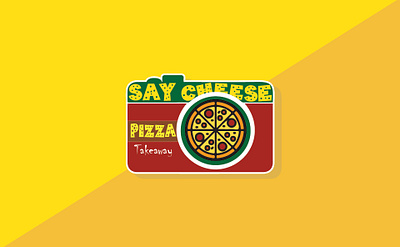 Say cheese pizza house vector sign branding cheese design flat food illustration icon icon design iconography icons identity illustration illustrator logo minimal photography pizza pizza logo restaurant vector