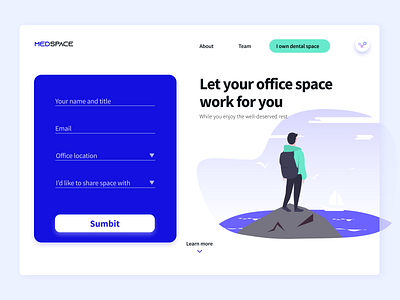 medspace onboarding web design website