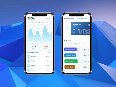 E-Wallet Rebound app design ui ux