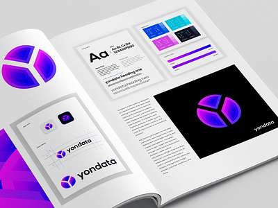 Yondata - Data Analysis Logo Branding analysis app app icon brand identity branding branding agency branding design branding identity business data data analysis gradient identity identity design logo design logo designer logo mark modern technology typography