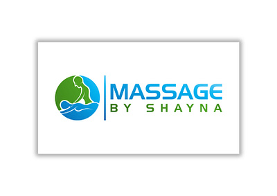 MASSAGE BY SHAYNA LOGO branding company logo design logo logos massage massage by shayna massage by shayna massage center in hyderabad massage logo typography vector