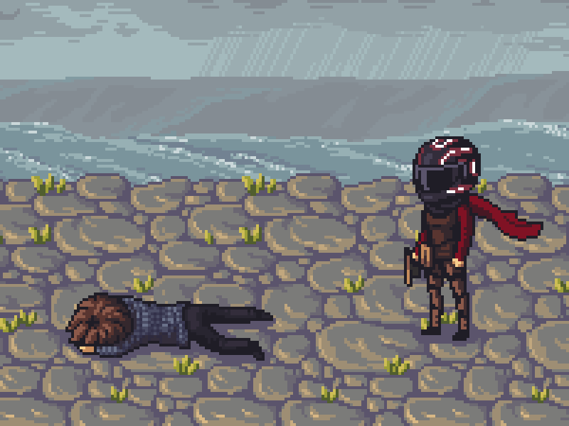 Game mock-up II 8bit adventure animation animation 2d game game art game artist gif animation illustration pixel art pixelart seamless