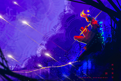 Suddenly abandoned art brand cg character concept art creative creative image design game art painting