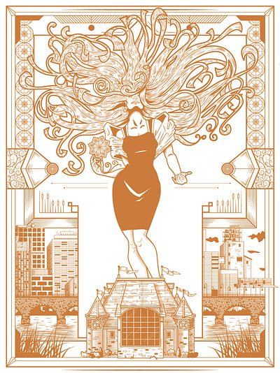 Harriets Song: For Sale art deco art nouveau artist artwork design art illustration line art line work lines poster poster art screenprint woman woman character