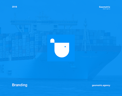 Shipping Transportation Company Logo Design branding cargo clean icon illustration logo marine maritime minimal sea ship shipping typography vector wale