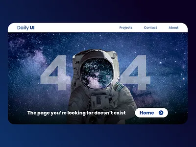 Daily UI 008 | 404 Page dailyui dailyui008 design illustration ui ux web design