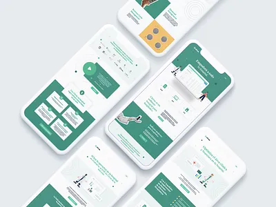 Cirrus Brand Behavior: Website cirrus ecaresoft ehr erp healthcare hospital illustration tech website website concept website design