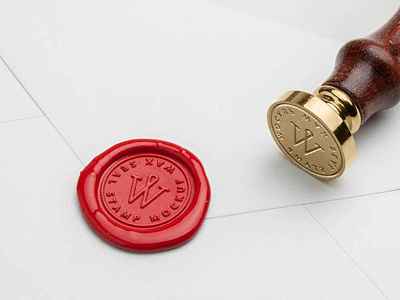 Free Wax Seal Stamp PSD Mockup design freebie freebies mockup mockup design mockup psd mockup template mockups