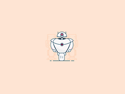 Ro - Bot design art illustration art illustrator robot ui vector visual design