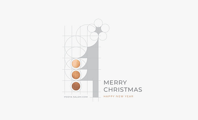 Pooya Greeting2020 Wht 191217 2020 adobe copper creative design dots graphic greeting grid happy holidays happy new year illustrator logo merry christmas merry xmas minimal minimalistic