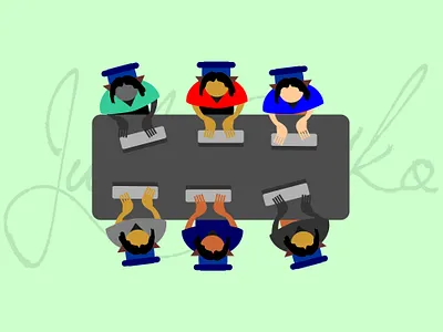 A Dream design flat illustration minimal vector