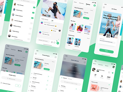 Music App - Skybeat app colorful design illustration illustrator queble ui ux web web design