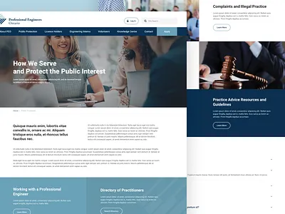 Public Protection sketch ui web design