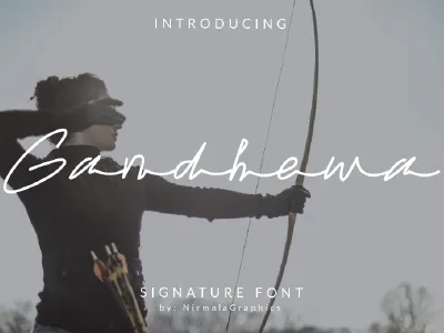 Gandhewa font font awesome font design font family fonts handwriting font handwritten handwritten font script font script lettering scripts signature signature font