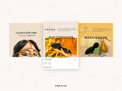 FREYJA | SOCIAL MEDIA branding design instagram sexshop social media