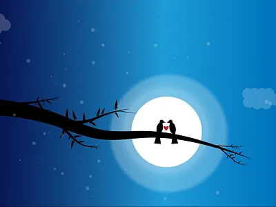 night moon design illustration logo minimal ui uidesign uxdesign vector web website