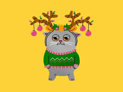 Blu Stickers Holiday animation illustration imessage stickers ios