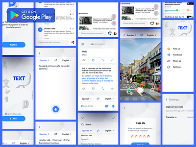mía translate [2] andriod app icon logo ps translator typography ui ux xd