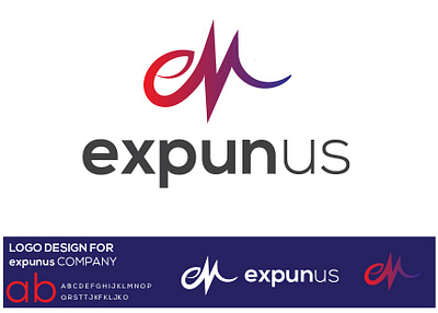 expunus logo 01 branding business card business development flayer company flayer graphic design icon illustration logo logo design medical