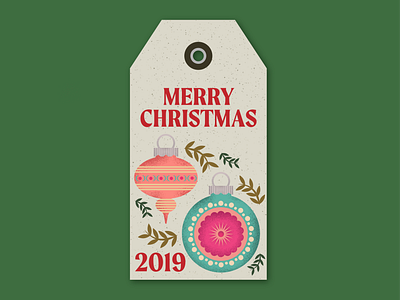 WEEKLY WARMUP - gift tag typeface/MORET christmas design dribbbleweeklywarmup female designer graphic design holiday illustration illustrator mercury moret ornaments retro type vector vintage warmup weekly challenge weekly warm up weeklywarmup