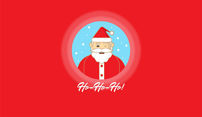 Christmas-Santa! adobe illustrator branding design flat icon illustration illustrator vector