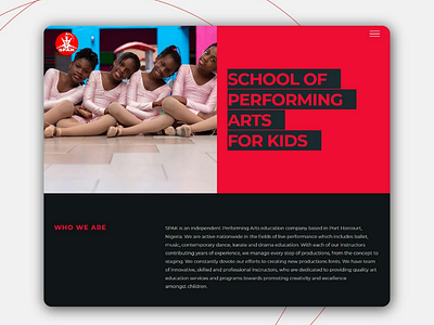 SPAK Website website branding school kids