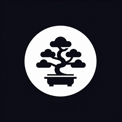 Bonsai Icon Concept design graphicdesign icon logo mark symbol