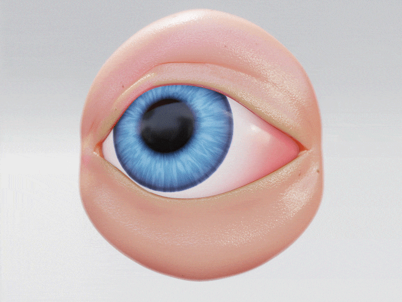 Procedural Eye 3d animate b3d experimental eye gif procedural