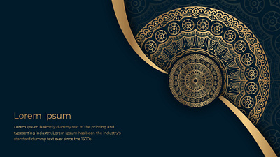 Luxury mandala background Design with golden Color 2020 3d art 3d design best design business card corporate design flyer flyer design flyer template gold logo design mandala mandala art mandala logo new image ui design ux vector wedding