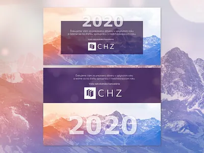 CHZ PF adobe illustrator adobexd gradient color gradient design greeting greetingcard law firm new year pf