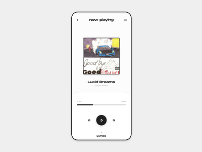 Music Player App Light/Dark Mode animation design dribbble figma flat ios minimal mobile music player ui uidesign ux web