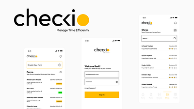 checkio app design interface mobile ui user experience user interface ux