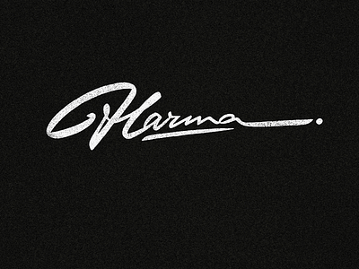 Harma authentic brand calligraphy clothing custom flow handlettering harma identity japan lettering logo premium script signature street subtle type urban wear