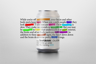 I woke up woke this morning beer art beer branding beer can beer label branding can can art can design design graphic design illustration packaging packaging design