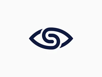 Eye S - Logo design eye eyelogo icon letter logo logo design logodesign logotype mark minimal s simple symbol